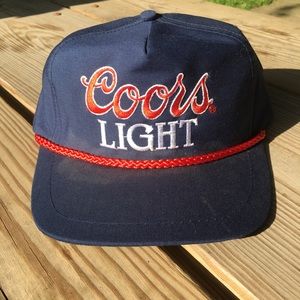 Vintage Coors Light Trucker Hat 